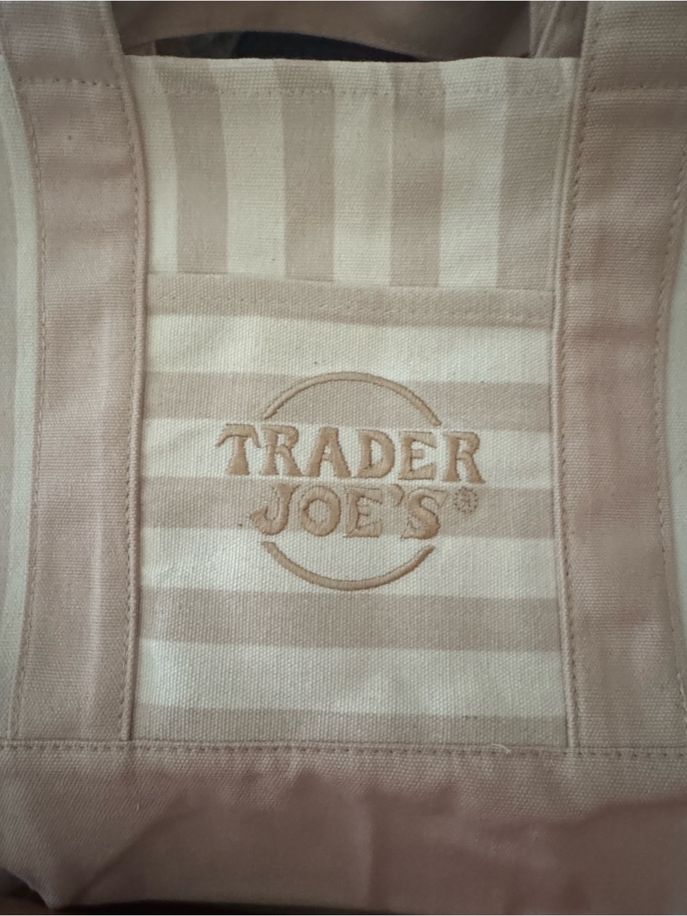 New 2026 Trader Joe's mini striped canvas tote set of 4 - Picture 6 of 6